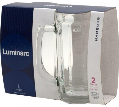 LUMINARC ГАМБУРГ наб. кружек для пива 2 шт 330 мл (H5126)
