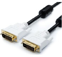 ATCOM (АТ9148) Dvi-Dvi 2 ferite черный 24/24pin пакет 24+1(DVI-D) - 3,0 м