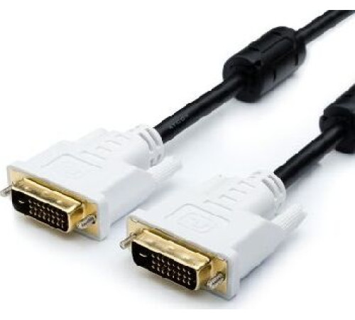 ATCOM (АТ9148) Dvi-Dvi 2 ferite черный 24/24pin пакет 24+1(DVI-D) - 3,0 м