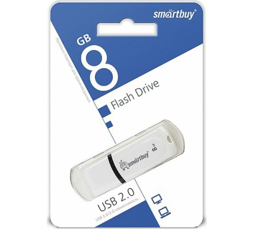 SMARTBUY (SB8GBPN-W) 8GB PAEAN WHITE