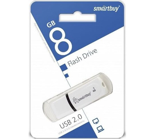 SMARTBUY (SB8GBPN-W) 8GB PAEAN WHITE
