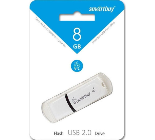 SMARTBUY (SB8GBPN-W) 8GB PAEAN WHITE