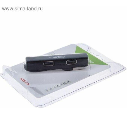 SMARTBUY (SBHA-408-K) 4 порта черный