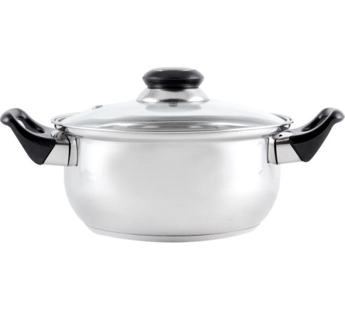 MALLONY BAK-02 кастрюля с крышкой 2,0л нерж.(985871).