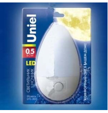 UNIEL (02743) DTL-303 ОВАЛ белый