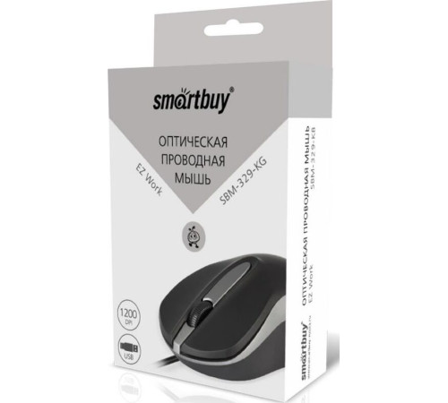 SMARTBUY (SBM-329-KG) ONE черный/серый
