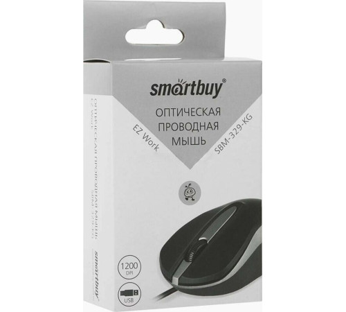 SMARTBUY (SBM-329-KG) ONE черный/серый