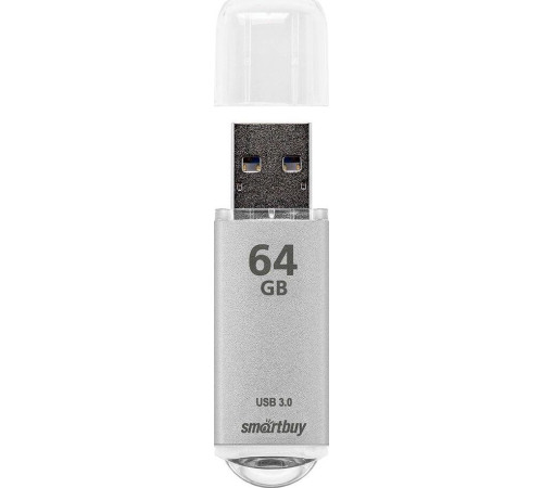 SMARTBUY (SB64GBVC-S3) 64GB V-CUT SILVER USB 3.0