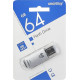 SMARTBUY (SB64GBVC-S3) 64GB V-CUT SILVER USB 3.0