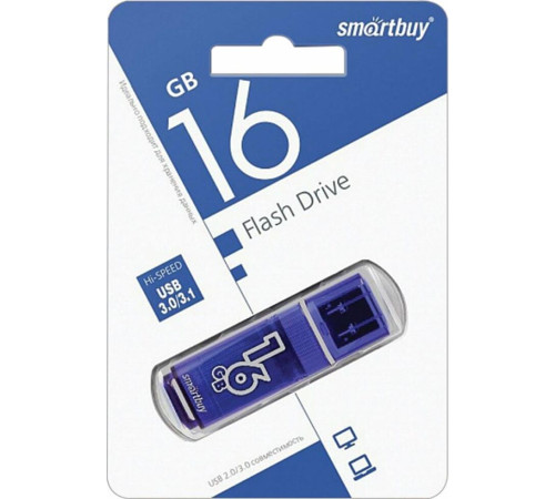 SMARTBUY (SB16GBGS-DB) 16GB GLOSSY SERIES DARK BLUE USB 3.0