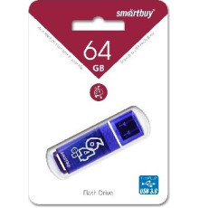 SMARTBUY (SB64GBGS-DB) 64GB GLOSSY SERIES DARK BLUE USB 3.0