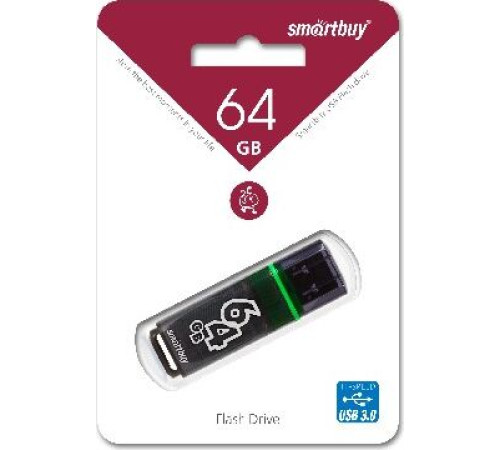 SMARTBUY (SB64GBGS-DG) 64GB GLOSSY SERIES DARK GREY USB 3.0