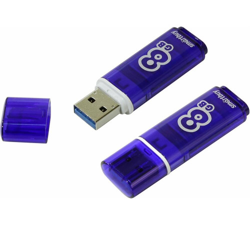 SMARTBUY (SB8GBGS-DB) 8GB GLOSSY SERIES DARK BLUE USB 3.0