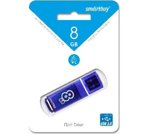 SMARTBUY (SB8GBGS-DB) 8GB GLOSSY SERIES DARK BLUE USB 3.0