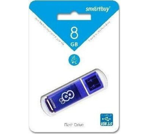 SMARTBUY (SB8GBGS-DB) 8GB GLOSSY SERIES DARK BLUE USB 3.0