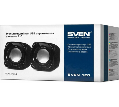SVEN 120 черный