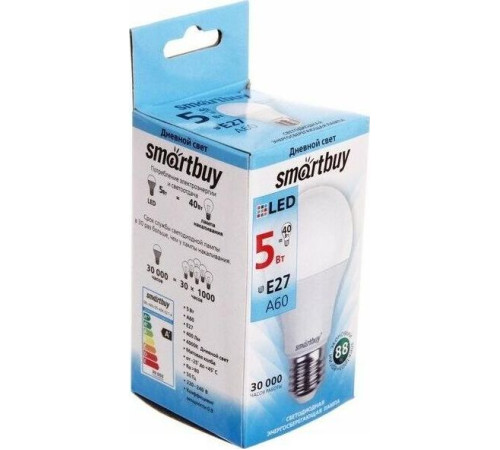 SMARTBUY (SBL-A60-05-40K-E27-A) 5W/4000/E27