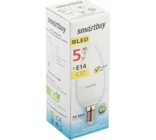 SMARTBUY (SBL-C37-05-30K-E14) 5W/3000/E14