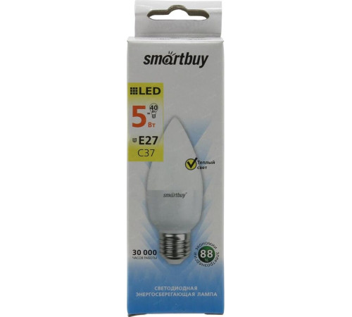 SMARTBUY (SBL-C37-05-30K-E27) 5W/3000/E27