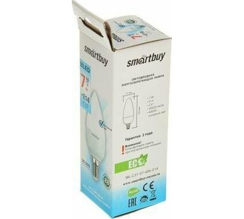 SMARTBUY (SBL-C37-07-40K-E14) 7W/4000/E14