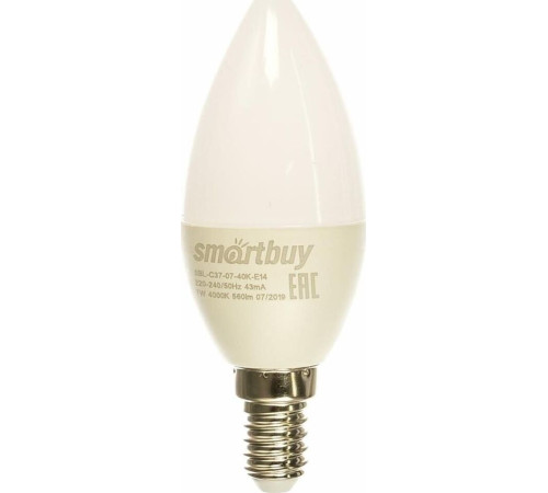 SMARTBUY (SBL-C37-07-40K-E14) 7W/4000/E14