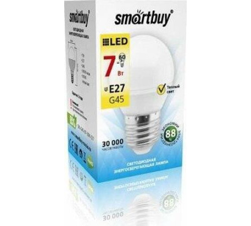 SMARTBUY (SBL-G45-07-30K-E27) 7W/3000/E27