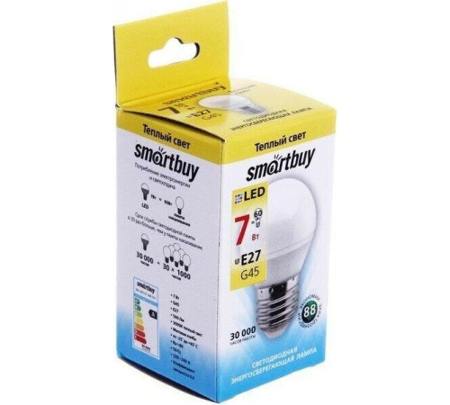 SMARTBUY (SBL-G45-07-30K-E27) 7W/3000/E27