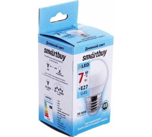 SMARTBUY (SBL-G45-07-40K-E27) 7W/4000/E27
