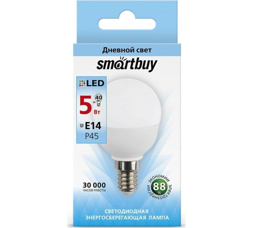 SMARTBUY (SBL-P45-05-40K-E14) 5W/4000/E14