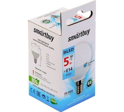 SMARTBUY (SBL-P45-05-40K-E14) 5W/4000/E14