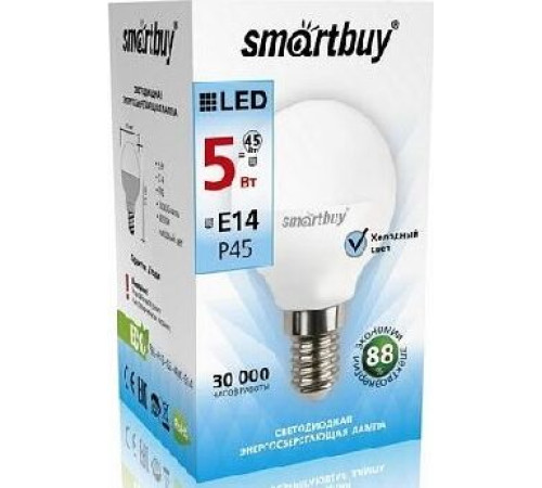 SMARTBUY (SBL-P45-05-40K-E14) 5W/4000/E14