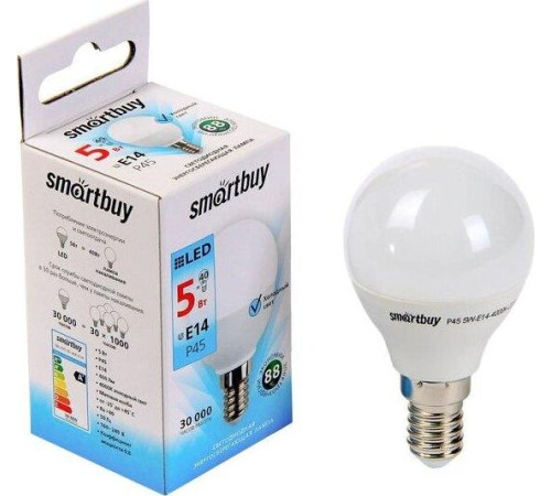 SMARTBUY (SBL-P45-05-40K-E14) 5W/4000/E14