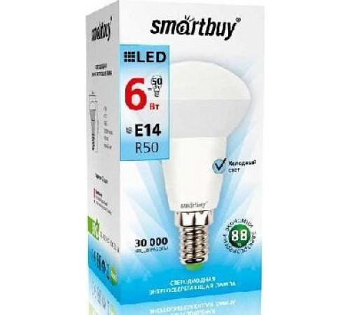 SMARTBUY (SBL-R50-06-40K-E14-A) 6W/4000/E14