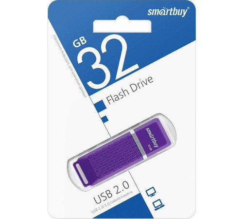 SMARTBUY (SB64GBQZ-V) 64GB QUARTZ SERIES VIOLET