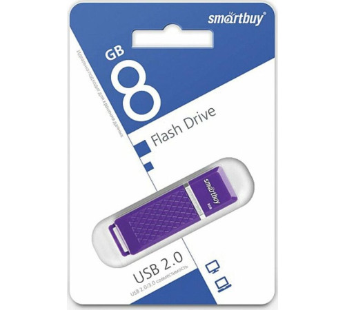 SMARTBUY (SB8GBQZ-V) 8GB QUARTZ SERIES VIOLET