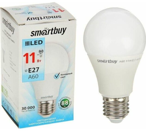 SMARTBUY (SBL-A60-09-40K-E27-N) 9W/4000/E27