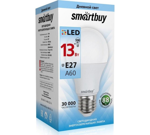 SMARTBUY (SBL-A60-13-40K-E27-A) 13W/4000/E27