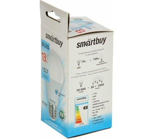 SMARTBUY (SBL-A60-13-40K-E27-A) 13W/4000/E27