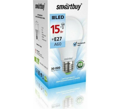 SMARTBUY (SBL-A60-15-40K-E27) 15W/4000/E27