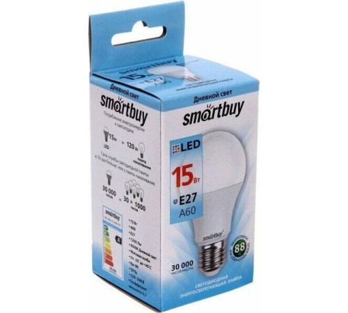 SMARTBUY (SBL-A60-15-40K-E27) 15W/4000/E27