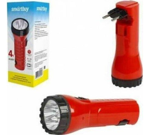 SMARTBUY (SBF-93-R) 4 LED с прямой зарядкой