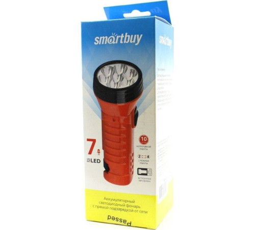 SMARTBUY (SBF-95-R) 7 LED с прямой зарядкой