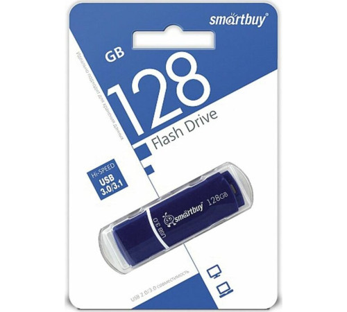 SMARTBUY (SB128GBCRW-BL) 128GB CROWN BLUE USB3.0