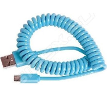 SMARTBUY IK-12SP BLUE USB - MICRO USB спиральный 1м голубой