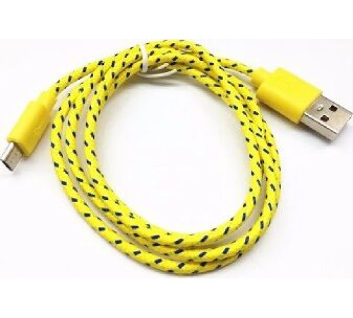 SMARTBUY (iK-12n yellow) USB - MICRO USB нейлон 1.м желтый