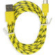SMARTBUY (iK-12n yellow) USB - MICRO USB нейлон 1.м желтый