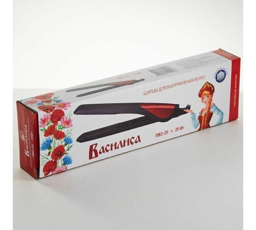 ВАСИЛИСА ПВ2-25 черный с красным щипцы