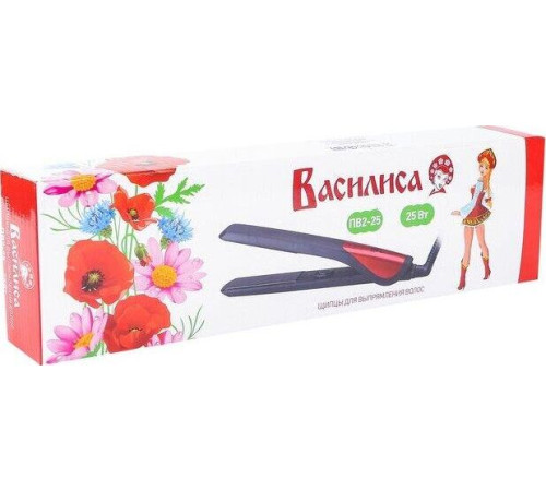 ВАСИЛИСА ПВ2-25 черный с красным щипцы