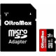 OLTRAMAX MicroSDHC 16GB Class10 + адаптер SD [OM016GCSDHC10-AD]