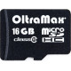 OLTRAMAX MicroSDHC 16GB Class10 + адаптер SD [OM016GCSDHC10-AD]